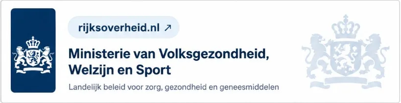 Ministerie van Volksgezondheid, Welzijn en Sport