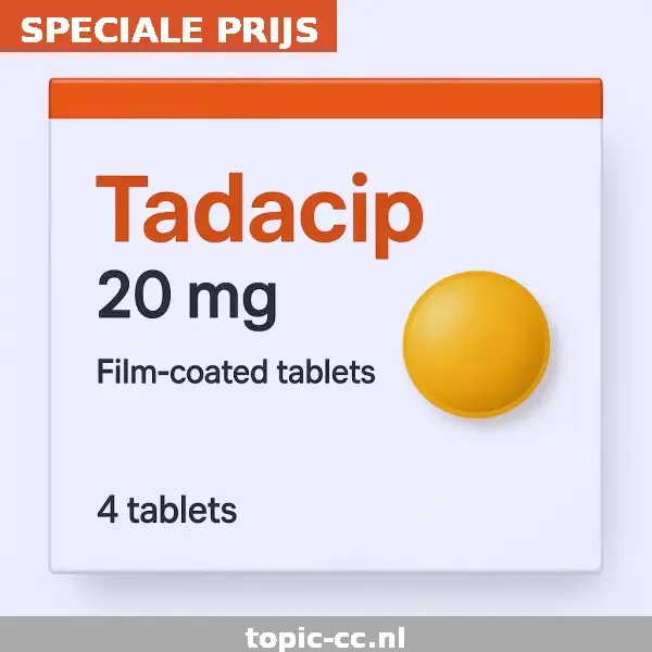 Tadacip (tadalafil): werking, dosering en prijs